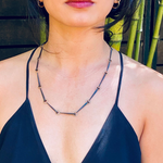 Nail Necklace in Iron and 18k Yellow Gold