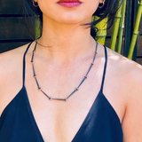 Nail Necklace in Iron and 18k Yellow Gold