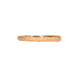 Round Sand Band in 14k Rose Gold