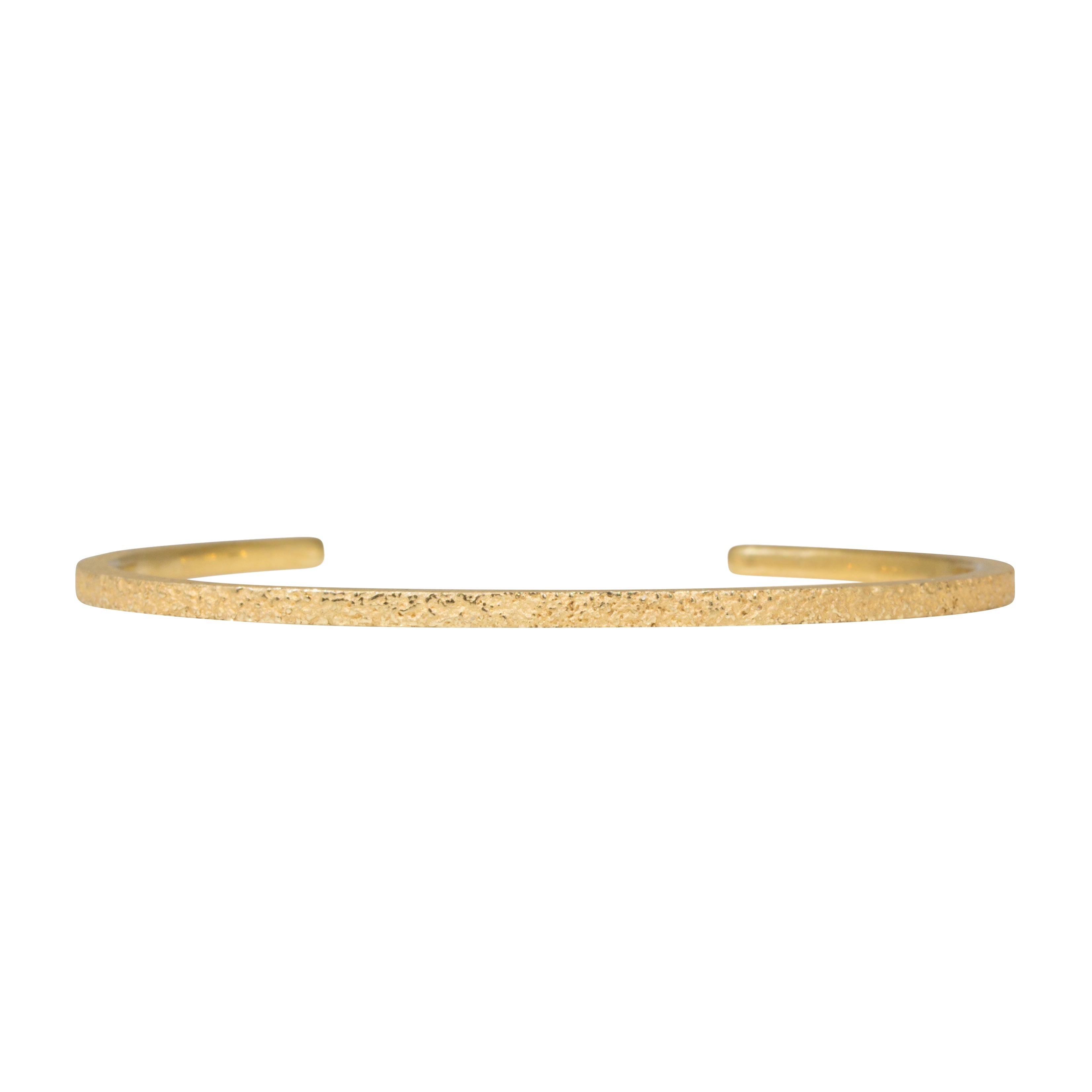 Sand Cuff Bracelet in 18k Yellow Gold