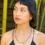 Nail Necklace in Iron and 18k Yellow Gold