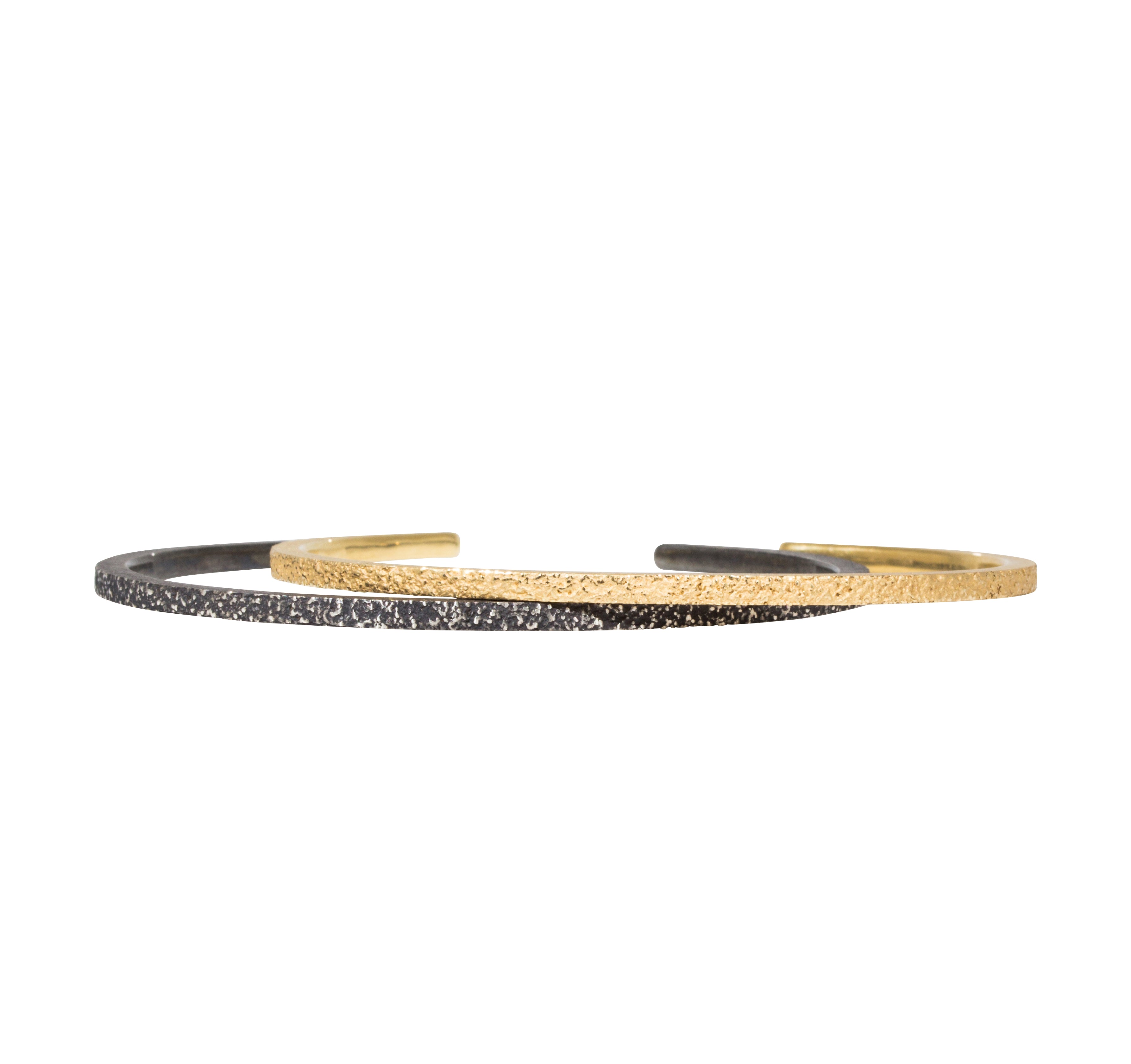 Sand Cuff Bracelet in 18k Yellow Gold