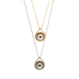 Ball Bearing Spinner Pendant in 18k Yellow Gold