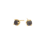 Nail Stud Earrings in 18k Yellow Gold