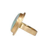 Australian Opal Ring in 22k and 18k Gold