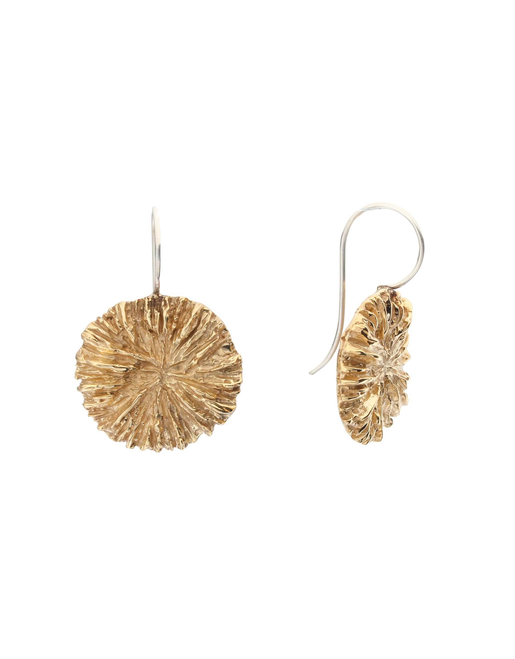 Kinoko Earrings in Bronze