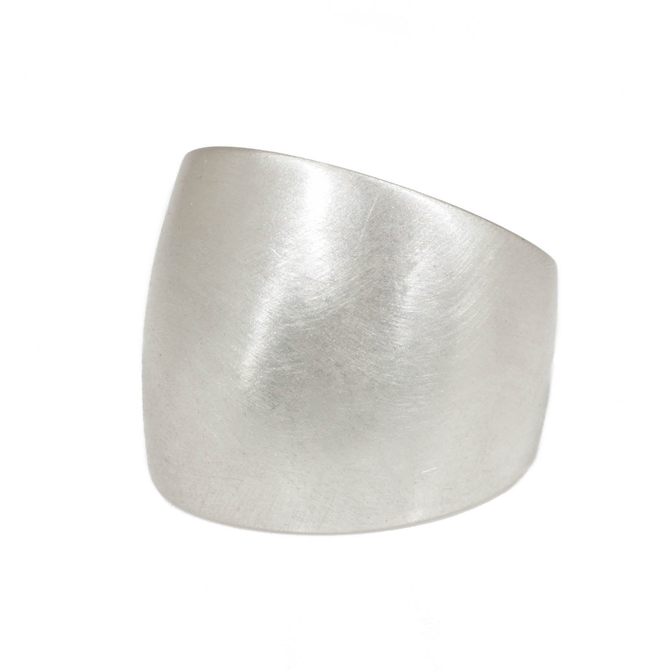 Round Cuba Ring in Silver