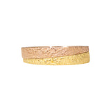 Tapered Sand Band in 14k Rose Gold