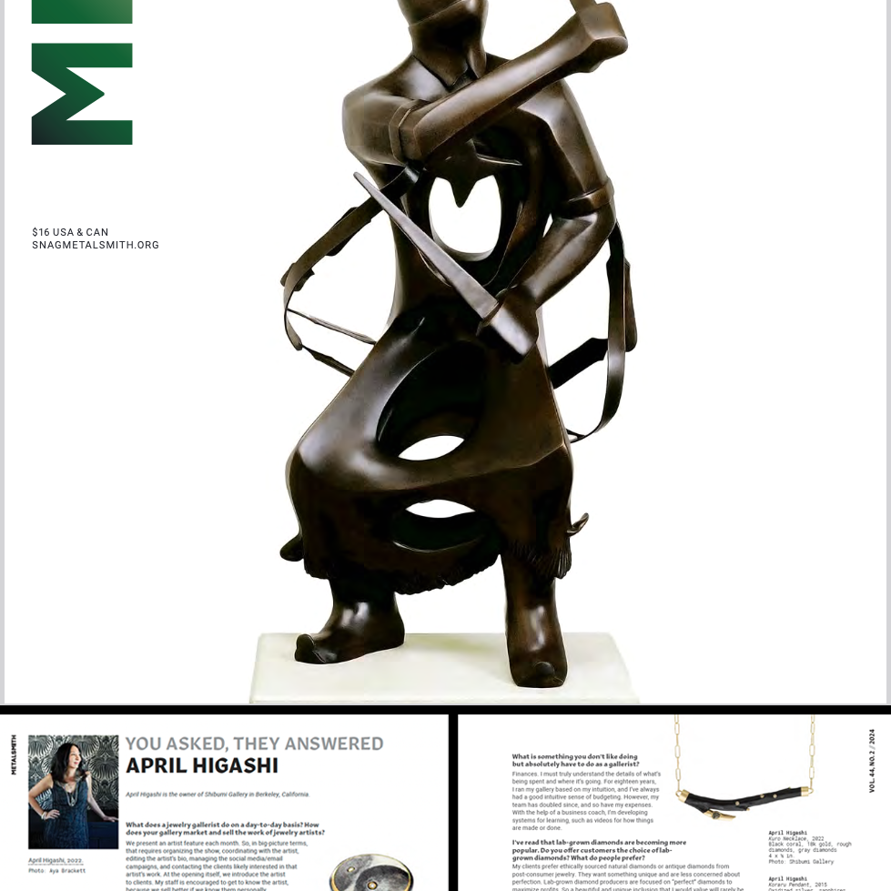 METALSMITH - Q&A with April Higashi