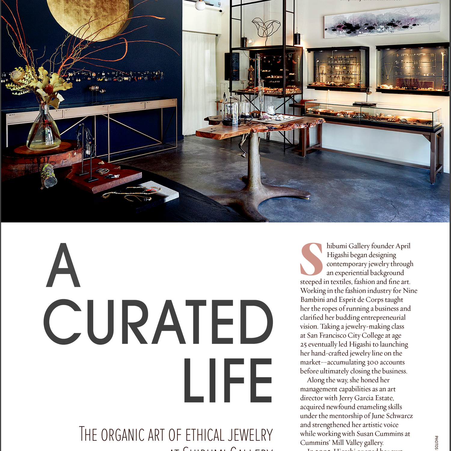 A CURATED LIFE - EAST BAY MAGAZINE FEATURE