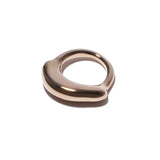 Thick Organic Band in 10k Rose Gold