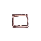 Organic Thin Square Ring in 10k Rose Gold