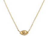 Lovers Eye Necklace in 18k Yellow Gold