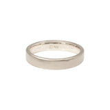 4.5mm Lightweight Modeled Band in 14k Palladium White Gold