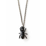 Carpenter Ant Necklace in Oxidized Silver