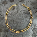 Handmade 22k Gold Chain Bracelet