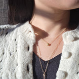 Lumen Diamond Pebble Necklace