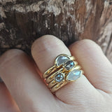 Baby Venus Marquise Diamond Solitaire Ring in 14k Gold