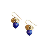 Lapis Earrings in 10k Yellow Gold