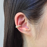 Freshwater Pearl Ear Cuff in 10k Yellow Gold