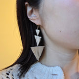 3 Sails Earrings in Silver