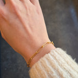 Handmade 22k Gold Chain Bracelet