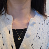 Ford Sapphire Necklace in 18k Yellow Gold