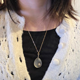 Lumen Diamond Pebble Necklace