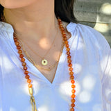 Montana Sapphire Pendant in 18kYellow Gold