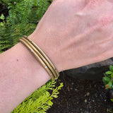 Modeled Bangle with (9) White Diamonds