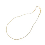 Seed Pearl Necklace with 18k Gold