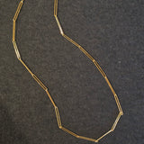 Extra Elongated Silk Link Chain in 18k Yellow Gold