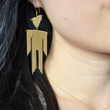 Disappearing Person Earrings in Gold-Fill