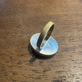 Custom Cameo Ring in 22k Gold with 18k Gold Shank