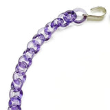 Tiny Chain Necklace in Purple