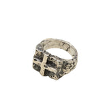 Stavroz Ring in Oxidized Silver