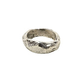 Kronos Ring in Oxidized Silver