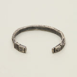 Shell Cuff in Oxidized Silver