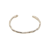 Grammi Slim Cuff in Oxidized Silver