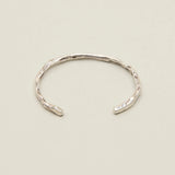 Grammi Slim Cuff in Oxidized Silver