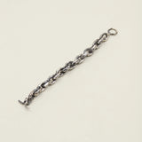 Mythic Anchor Bracelet in Oxidized Silver