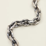 Mythic Anchor Bracelet in Oxidized Silver