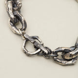 Mythic Anchor Bracelet in Oxidized Silver