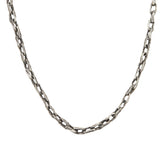 Link Necklace in Oxidized Silver