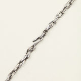 Link Necklace in Oxidized Silver