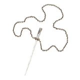 Mythic Gate Necklace in Oxidized Silver