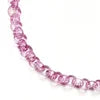Tiny Chain Necklace in Pink
