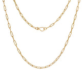 Bone Link Necklace in 14k Royal Yellow Gold - 18.5"