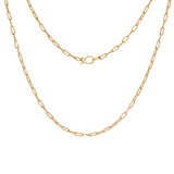 Petit Bone Link Necklace in 14k Royal Yellow Gold - 17.5"