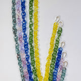Tiny Chain Necklace in Cobalt